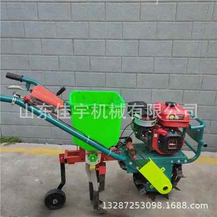双播行玉肥米大豆VVC播种机手推式汽油施草机农田除条机