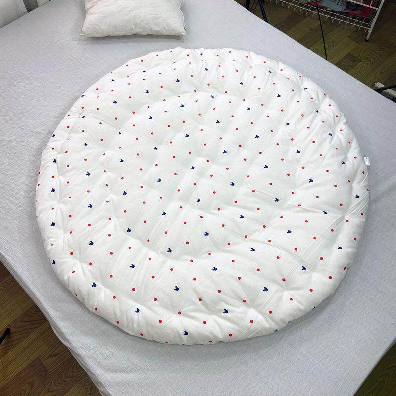定制圆形棉花垫褥子圆形床褥地垫婴幼儿床褥宠物垫子