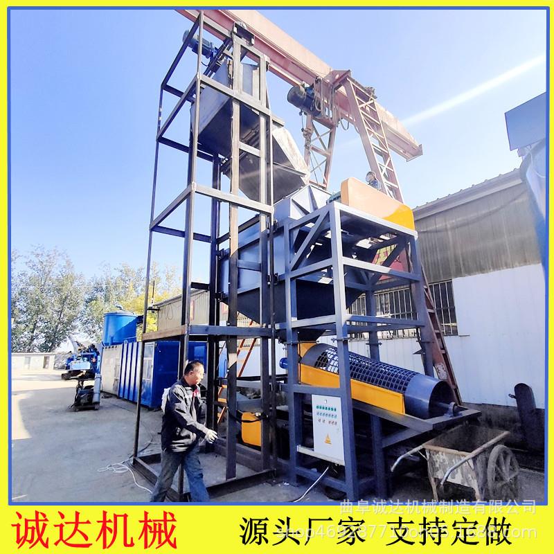 镀锌件去毛刺研磨机火烧铁干磨机注水石板六角滚筒抛光机