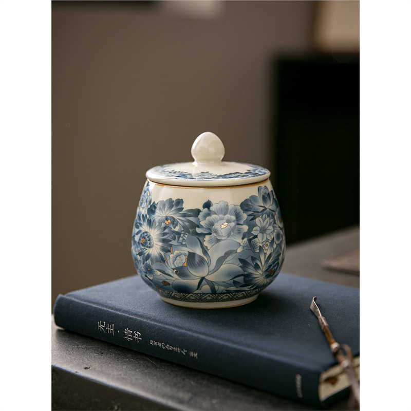 米黄汝窑茶叶罐家用古陶瓷罐储茶罐醒茶罐存茶罐功夫茶具配件批发,餐饮具,茶叶罐,淘宝优惠券,粉丝福利购,淘宝优惠卷