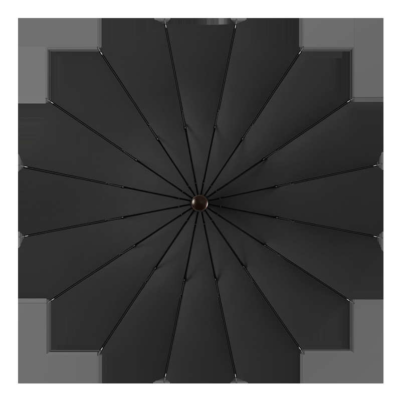 高端16骨实木直柄高尔夫伞商务男士直杆长柄伞广告伞LOGO制作