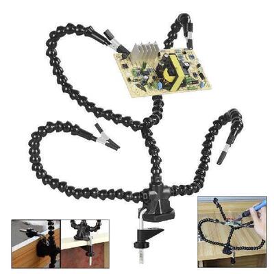 Multi Soldering Helping Hand Tool Table Clip Third Hand