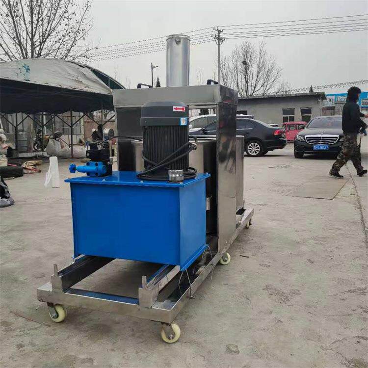 大型商用果汁压榨机桶式液压果汁药汁挤压收汁机食品制药压榨机