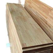 橡胶实木板指接桌面板吧台板餐桌办公电脑桌板飘窗台面板实木diy