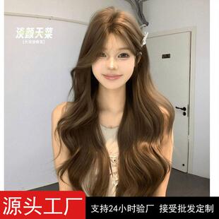 许昌泽兰商贸有限公司元泱假发【淡颜天菜】假发波浪卷时尚气质网