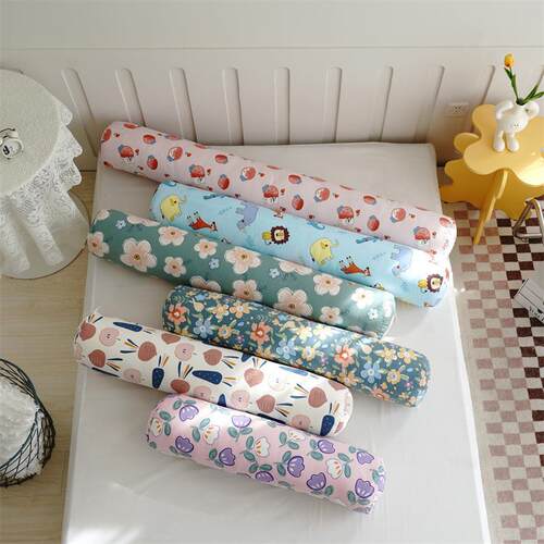 $大抱枕纯棉糖果圆柱枕头 夏季睡觉侧睡夹腿抱枕长条枕女生可拆洗