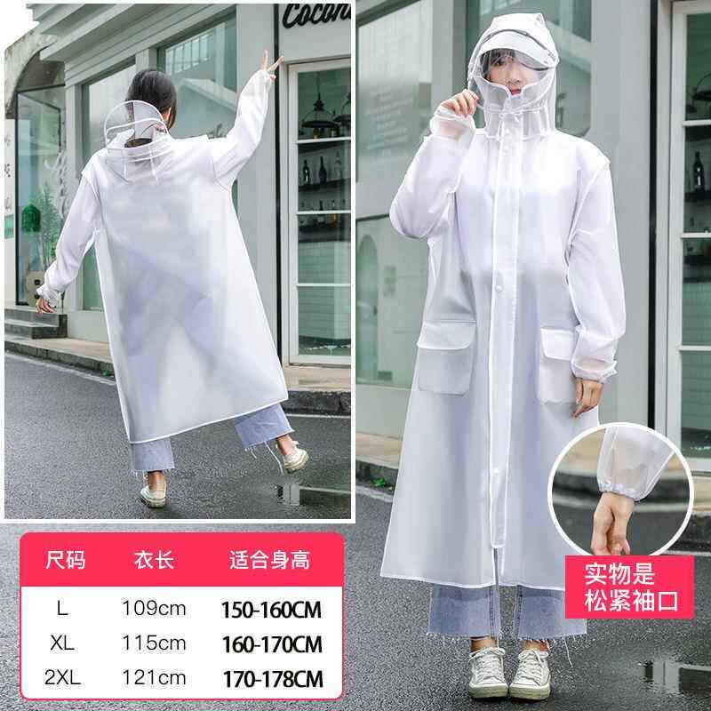 正品雨衣女长款行人全身透明防护服单成人多功雨能连体骑徒步时尚