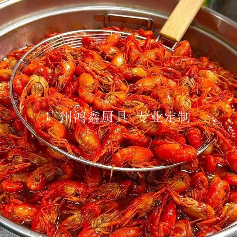 忆口香龙虾车 卤小龙虾炉 单桶50卤小龙虾炉防火泥隔热卤虾车现货