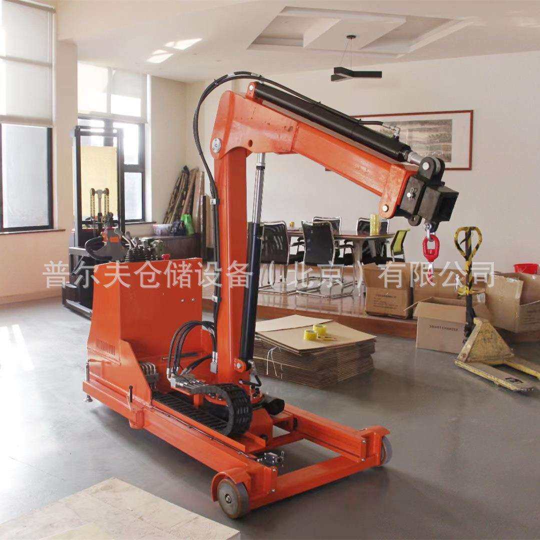 厂家全电动吊车旋转单臂吊模具搬运车1吨移动小吊机北京