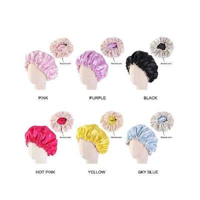 Satin Hair Covers Silk Bonnet Girl Teen Sleeping Kids Hat