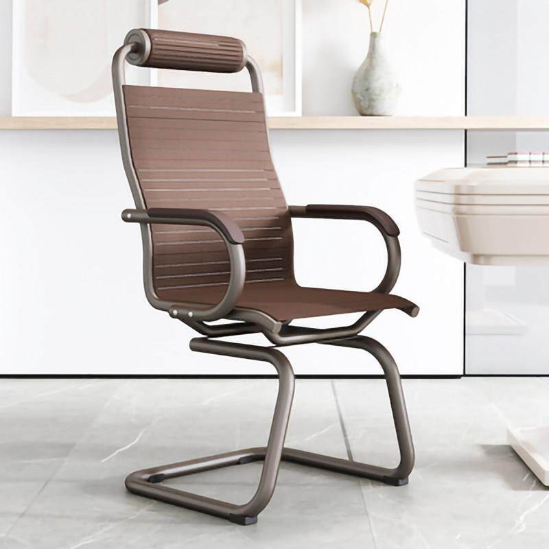 麻将椅棋牌室特殊家庭靠背电脑椅透气舒适折叠椅弓办公室会议椅