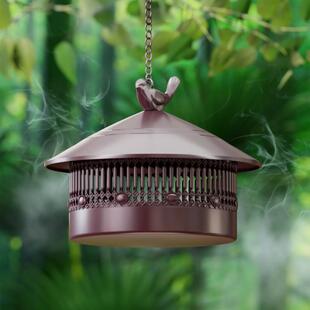 蚊香盒网格带盖子室内香炉接灰托盘户外露营挂式防火安全檀香放置