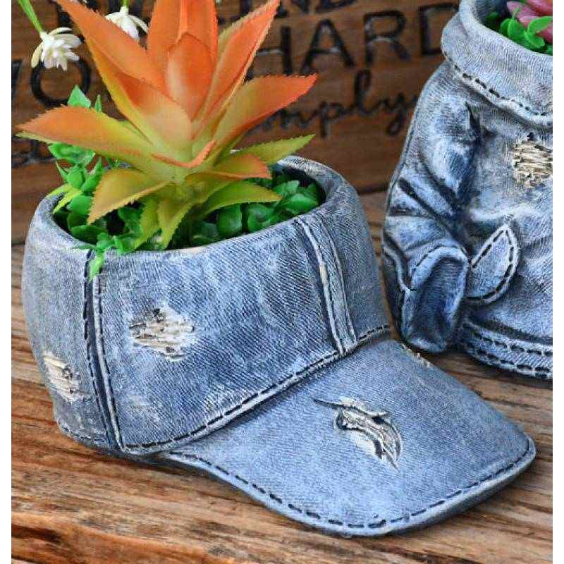 热卖 花园装饰多肉花盆小号牛仔衣裤美式乡村组合创意个性,鲜花速递/花卉仿真/绿植园艺,花盆,淘宝优惠券,粉丝福利购,淘宝优惠卷