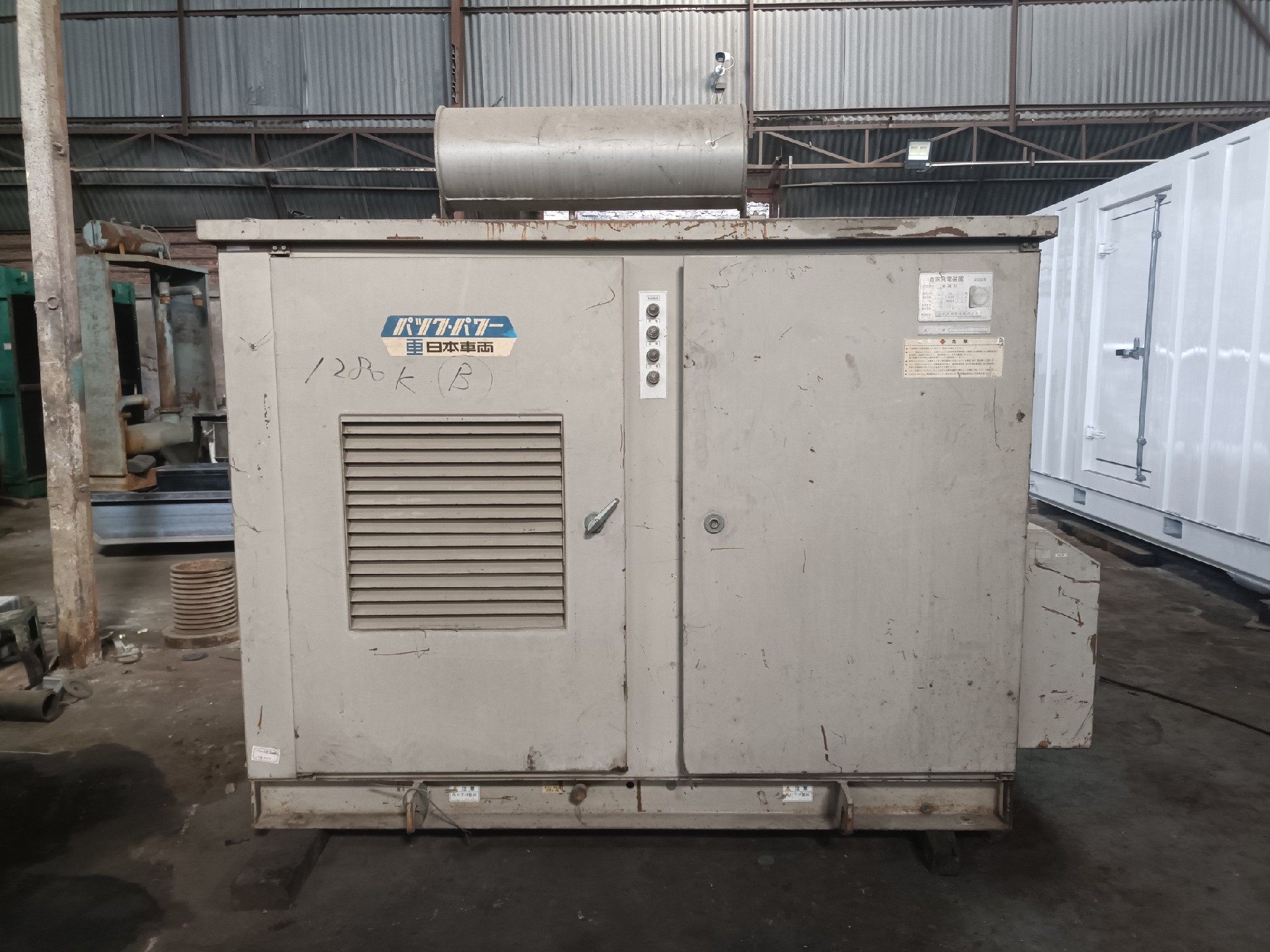 60Hz防雨日野动力柴油发电机组