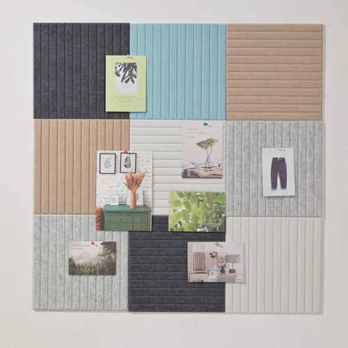 毛毡墙贴自粘幼儿园作品展示照片墙公告栏彩色毛毡吸音板