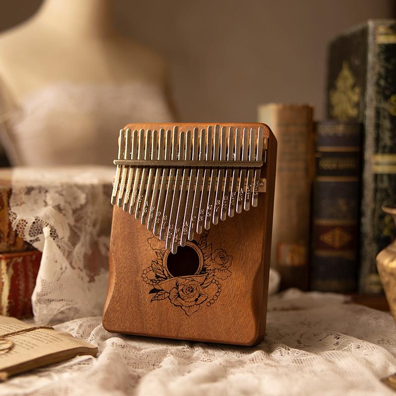 高档21音林拇指琴卡巴琴17琴初学者童女儿生kalimba乐器手指音钢