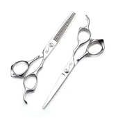 德豹美发剪刀牙剪平剪套装 发廊专用理发剪刀打宝剪刘海剪厂家批发