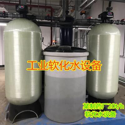 全自动10-100吨软化水设备 锅炉水河水软化过滤设备钠离子交换器