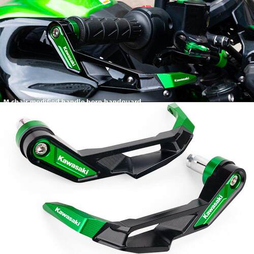 适用川崎ZX4RR NINJA400 Z900 zx6r改装刹车牛角护手防摔护弓配件