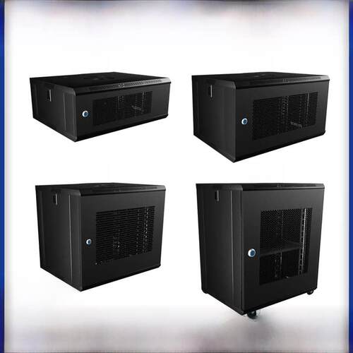 2u4u6u网络机柜小型标准19英寸9u12u壁挂墙柜家用交换机22u弱电箱配件