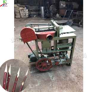 小型红柳枝削尖机 木质毛衣针尖头机 新疆烤串木头签子磨削机