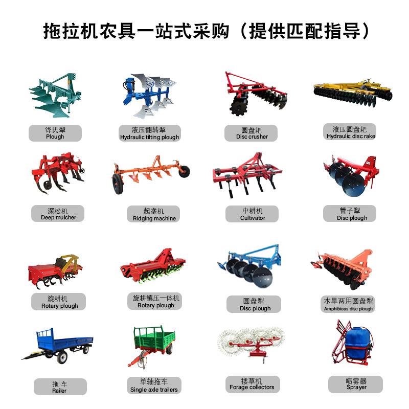 旋耕机 农机农具耕地机硬土旋耕机农用拖拉机带旋耕机新款旋耕机