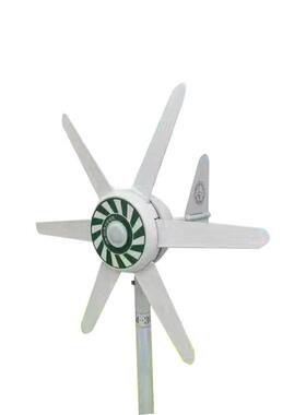 12V/24V0船0空壳风机W微型风发1电机水平轴风车野外牧场力渔发电