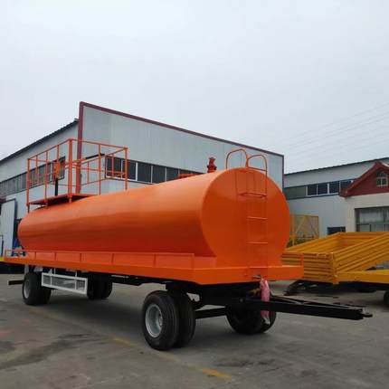 20吨水罐车水罐拖车9600x2400x2000大型液体运输车辆饮水移动