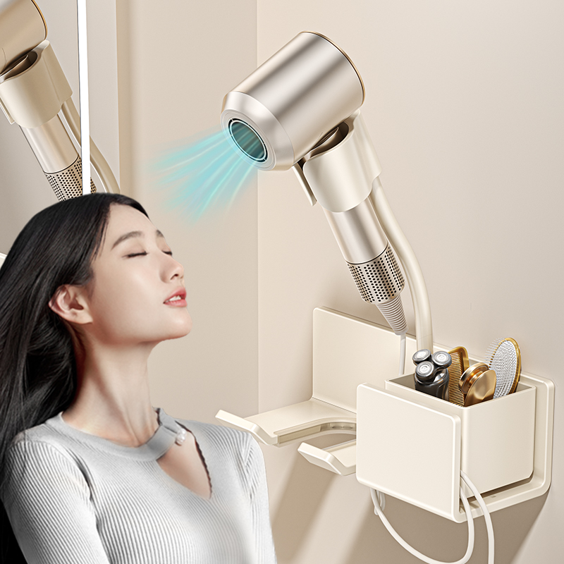 吹风机懒人支架卫生间免打孔解放双手电吹风置物架壁挂风筒挂架
