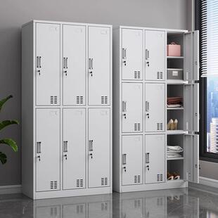 更衣柜工柜衣铁皮碗柜AX 柜换柜职员钢制宿 GYG健身房储物衣存包鞋