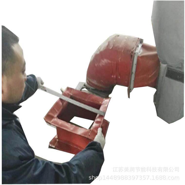 帆布伸缩软风管 阻燃耐高温 风机进出口软接头 抗老化使用效果好