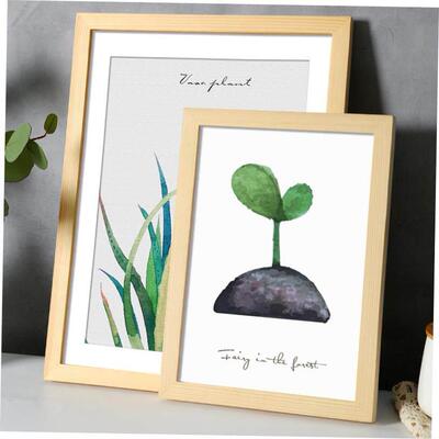 Nordic simple wooden photo frame square picture frames 相框