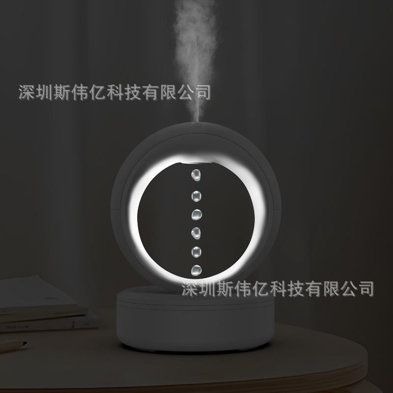 GH08跨境爆款水滴倒流逆流而上反重力加湿器