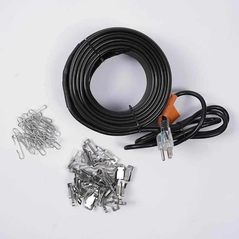 低压美规发热电缆伴热带自限温电热带雪融线heatingcable发热线