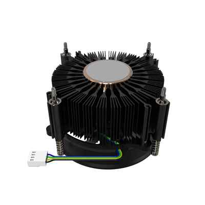 全新LGA115X 1200 1700工控服务器台式机CPU温控滚珠铜棒散热器