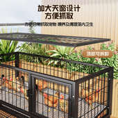 大号养殖笼自动清粪小鸡笼子家用鸭笼芦丁鸡鸭宠物专用铁丝室内外