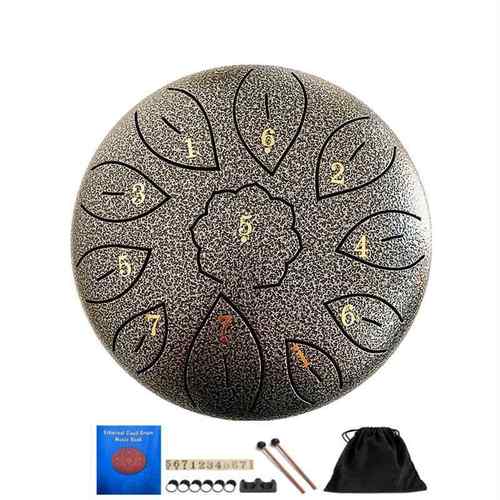 高档灵鼓6寸8音/1空1音空灵鼓调手碟鼓钢舌鼓儿童初学者乐成人打C