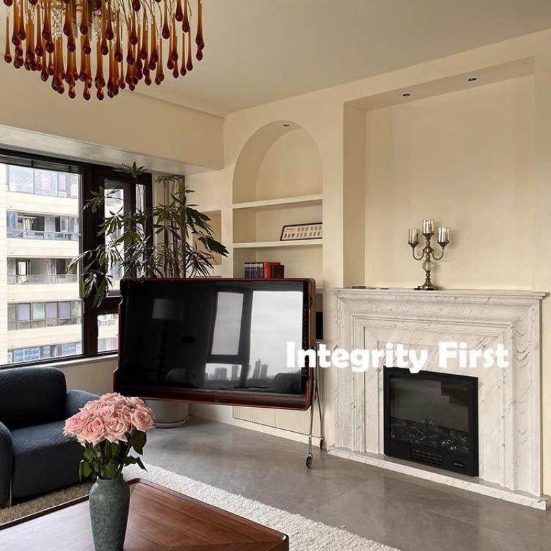 可移动电视机支架小客厅实木型复古视架户家用网红落地电电XCL视