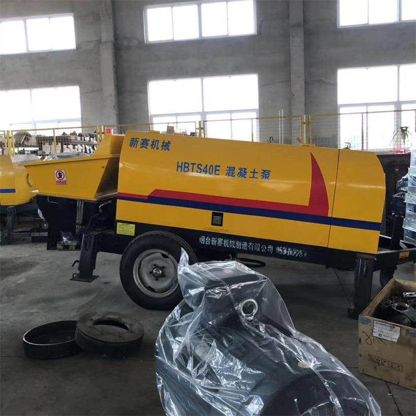 煤矿混凝土输送泵煤矿防爆矿用混凝土泵HBM40矿用大骨料地泵拖泵