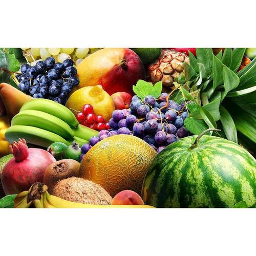 各种水果画超市水果店墙面贴画西瓜图片高清大幅水果商超海报图片