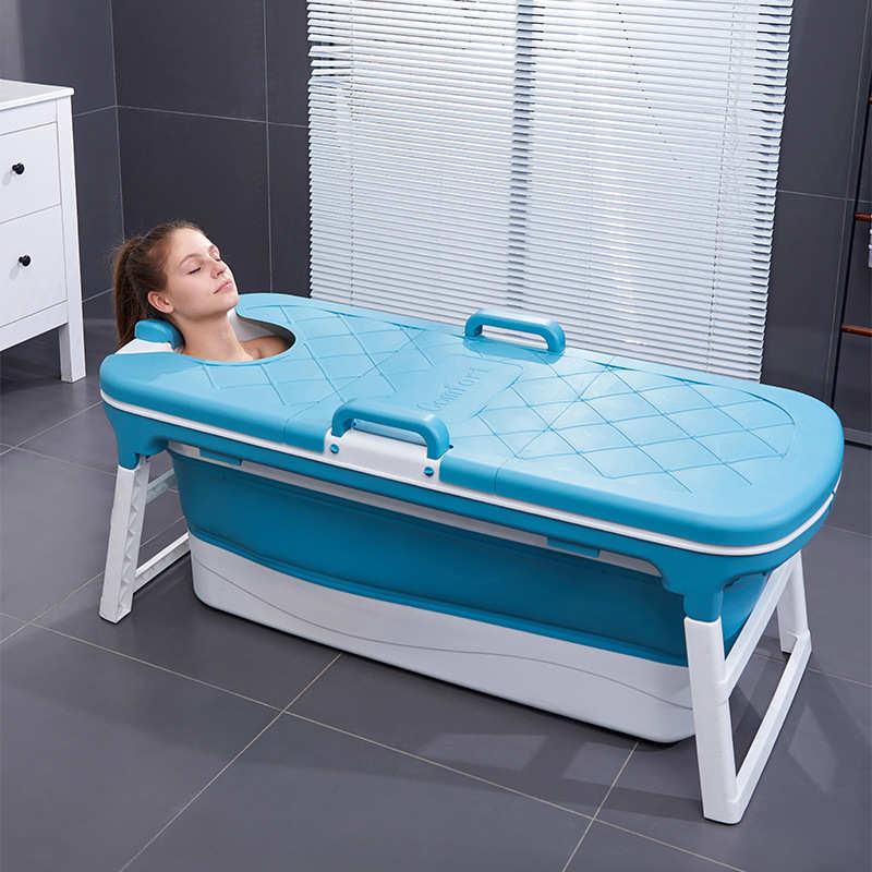 家用双人成人桶简易批发洗澡折叠浴缸浴桶加厚桶全身大人泡澡浴盆