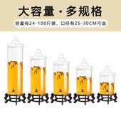 GZ6M大容量泡酒玻璃瓶带龙头鹿茸泡酒酒瓶40斤50斤100斤酒坛