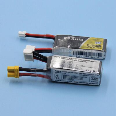 ACE格氏TATTU 3.8/7.6V 11.4V 300mAh室内75C穿越机 高压版锂电池