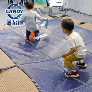 PP安全网盖布18*36英尺 泳池盖 泳池保护盖 承重力强通过抗UV测试
