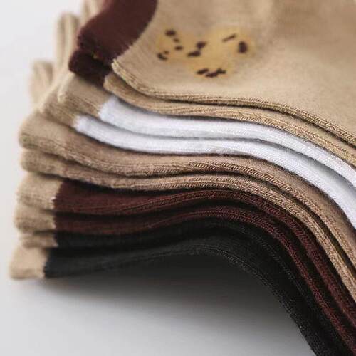 6Pairs Socks For Men Women black Mens cotton sneakers Kids