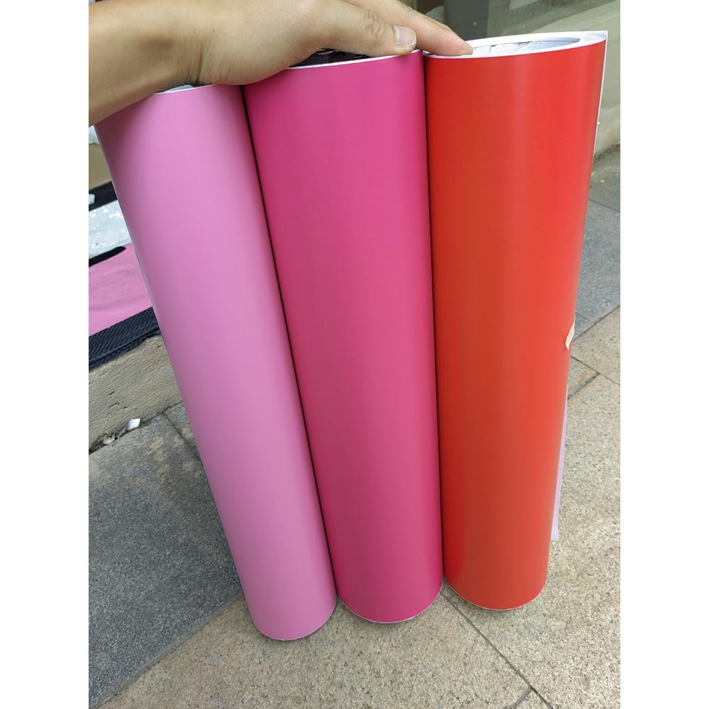 汽车引擎盖贴膜车身改色膜 内饰装饰贴纸红色碳纤维纹磨砂亮光膜