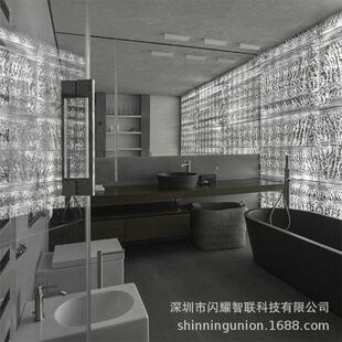 光导纤维板透混凝土光生产厂家直销透QUI明透光水泥发光板透光材