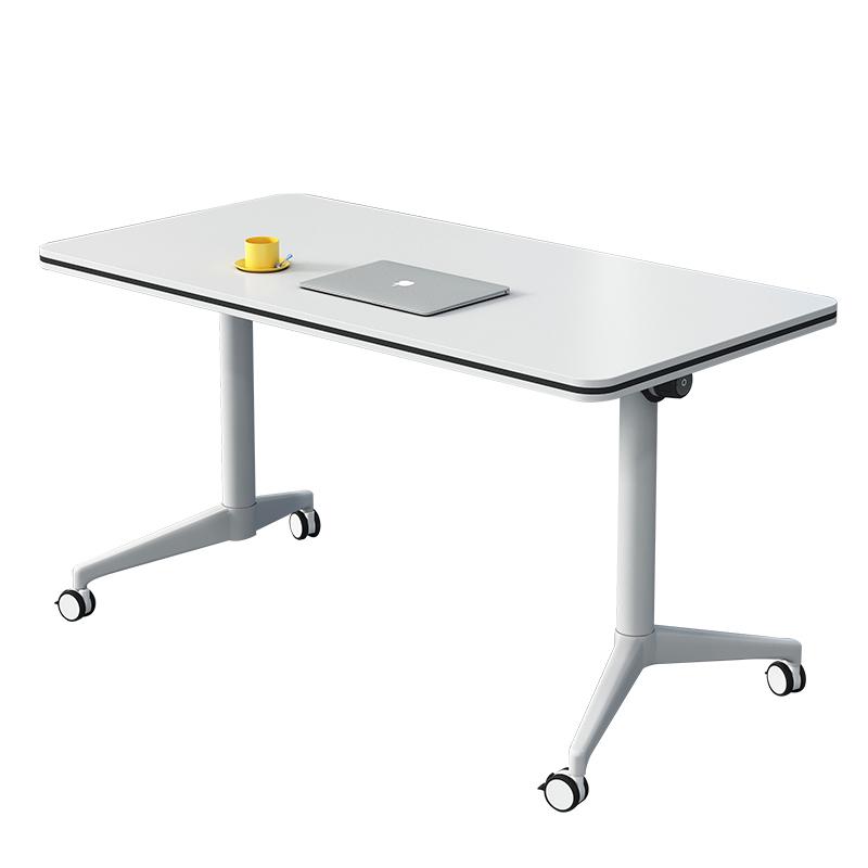 折叠会议桌椅组合可移动拼接培训桌长条桌带轮子辅导桌办公桌课桌