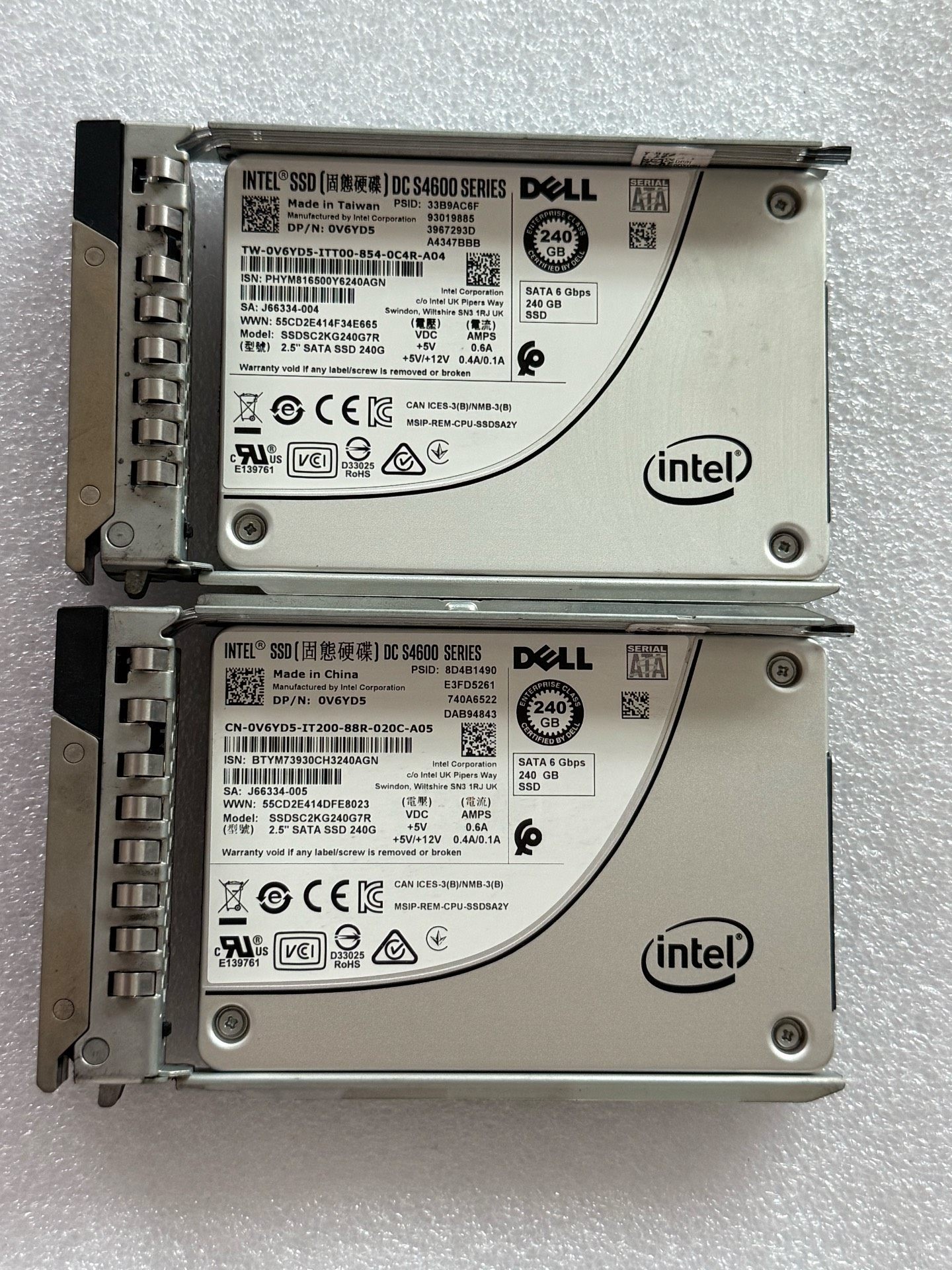 戴尔S4600 240GB 2.5 企业级固态硬盘SSDSC