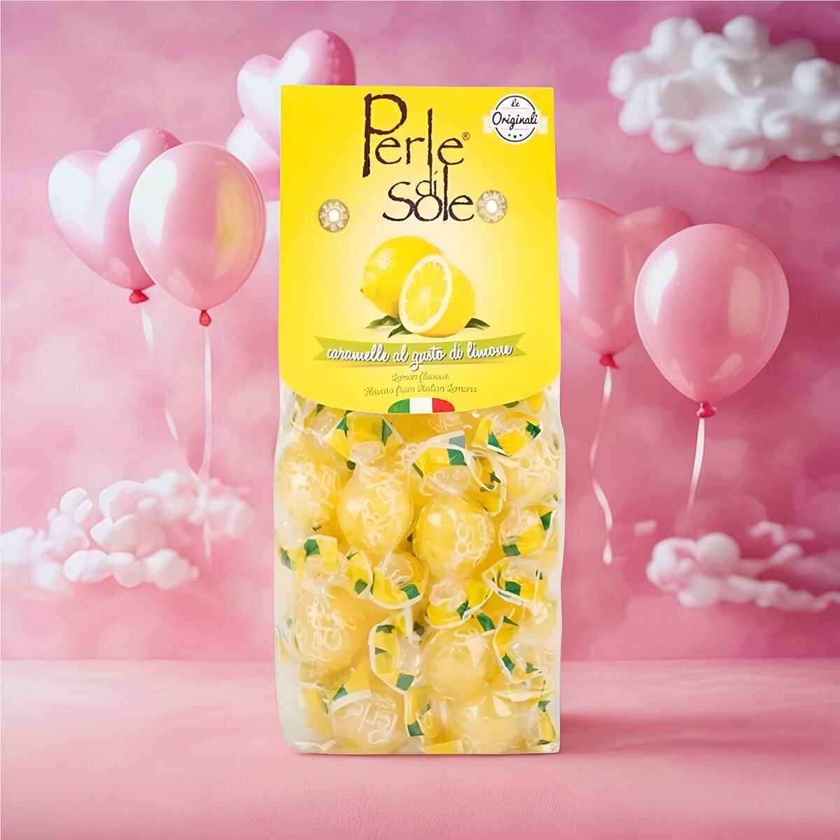 意大子利进口硬Perle diSole珍BQN珠糖果檬柠味200g橙黑莓酸味水